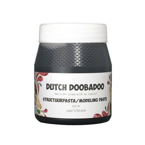 Dutch Doobadoo Dutch Doobadoo Dutch Structure Paste Smooth Zwart 250ml 870.000.090