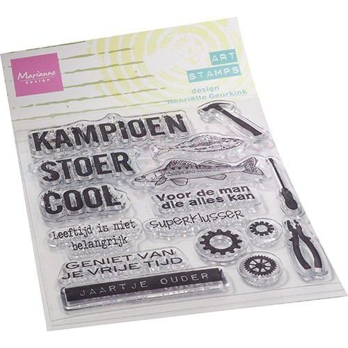 Marianne Design MM1647 - Art stamps – Kampioen