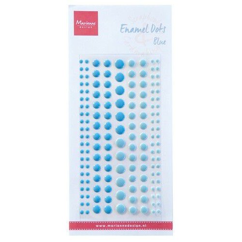 Marianne Design PL4518 - Enamel dots - two blue