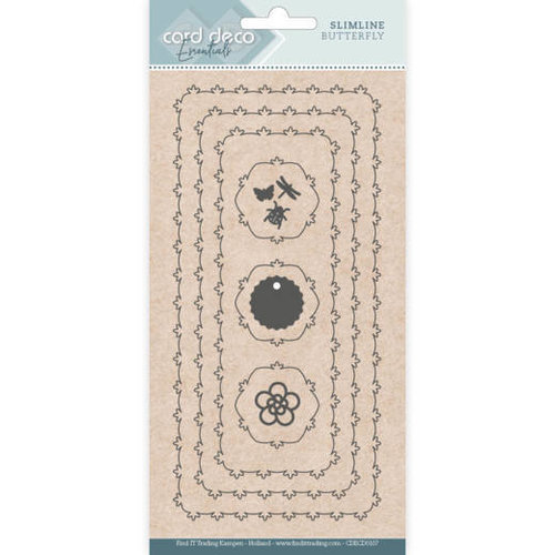 Card Deco CDECD0107 - Card Deco Essentials - Slimline Dies - Slimline Butterfly