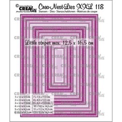 Crealies Crea-nest-dies XXL Rechthoeken CLNestXXL118 12,5x16,5cm