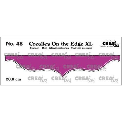 Crealies Crealies On the edge XL Die stans no 48 CLOTEXL48 20,8cm