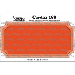 Crealies Cardzz Slimline H ticket CLCZ188 10x20,5cm