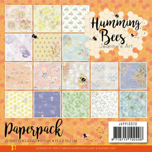 JAPP10020 - Papierpak - Jeanines Art - Humming Bees