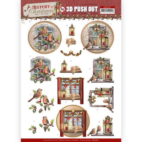 SB10567 - Uitdrukvel - Amy Design - History of Christmas - Christmas Window