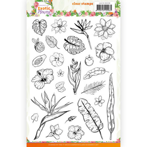 Jeanines Art JACS10038 - Stempel - Jeanines Art - Exotic Flowers