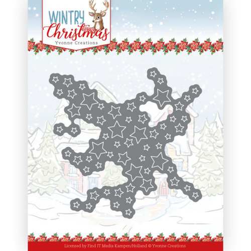 Yvonne Creations YCD10243 - Mal - Yvonne Creations - Wintery Christmas - Cut out Stars