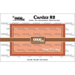 Crealies Cardzz no 82 Mini Slimline B CLCZ82 155x90mm