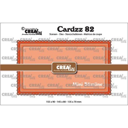 Crealies Crealies Cardzz no 82 Mini Slimline B CLCZ82 155x90mm