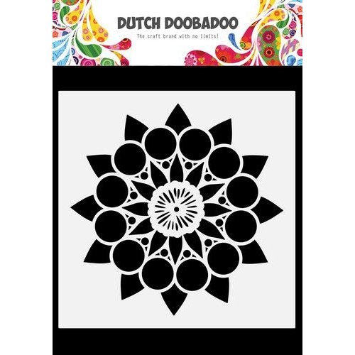 Dutch Doobadoo Dutch Doobadoo Dutch Mask Art Doodle Mandala 2 470.784.035 148x148mm