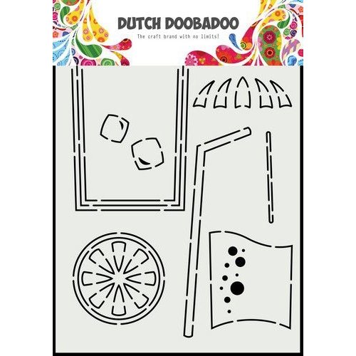 Dutch Doobadoo Dutch Doobadoo Card Art Cocktail glas A5 470.784.025