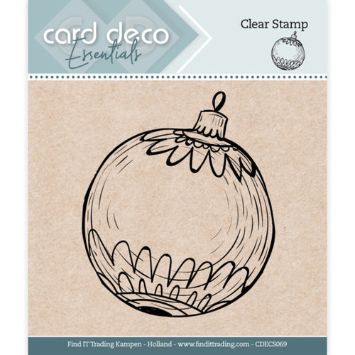 Card Deco CDECS069 - Card Deco Essentials - Clear Stamps - Christmas Ball
