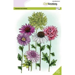 CraftEmotions clearstamps A5 - Mix zomerbloemen 2 GB Dimensional stamp