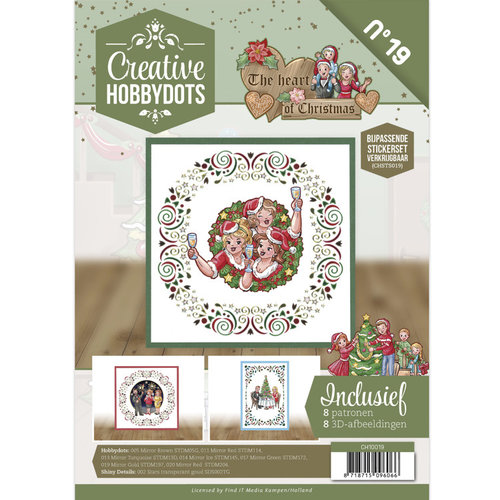 CH10019 - Creative Hobbydots 19 - Yvonne Creations - The Heart of Christmas