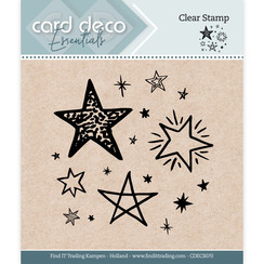 CDECS070 - Card Deco Essentials - Clear Stamps - Stars