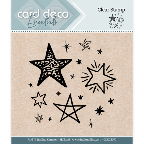 Card Deco CDECS070 - Card Deco Essentials - Clear Stamps - Stars