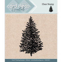 CDECS071 - Card Deco Essentials - Clear Stamps - Christmas Tree