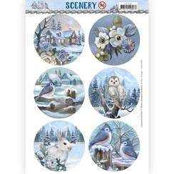 CDS10065 - Scenery - Amy Design - Awesome Winter  Cirkel