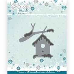 JAD10145 - Mal - Jeanines Art - Winter Charme - Birdhouse with Snow