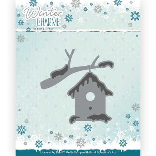 Jeanines Art JAD10145 - Mal - Jeanines Art - Winter Charme - Birdhouse with Snow