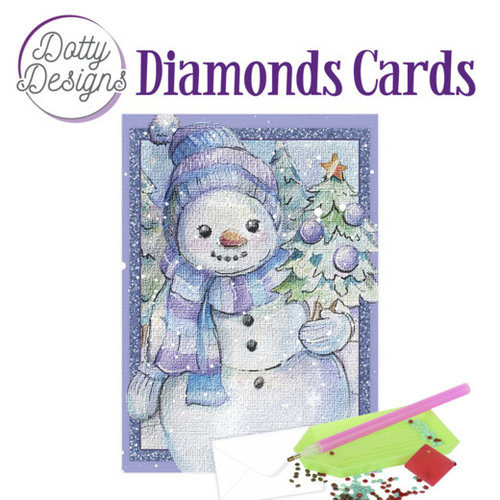 Dotty Designs DDDC1062 - Dotty Designs Diamond Cards - Snowman