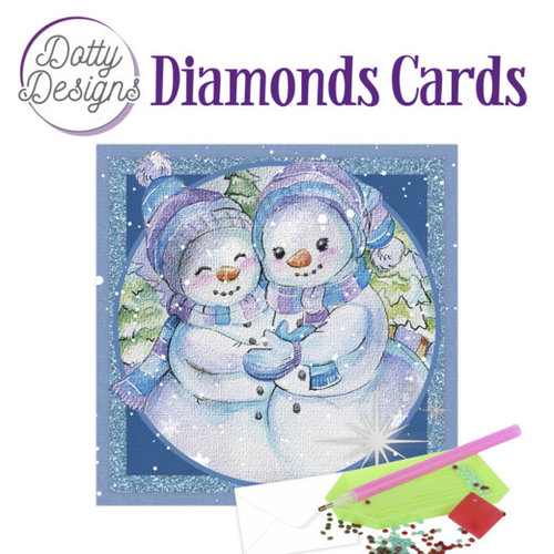 Dotty Designs DDDC1061 - Dotty Designs Diamond Cards - Snowmen