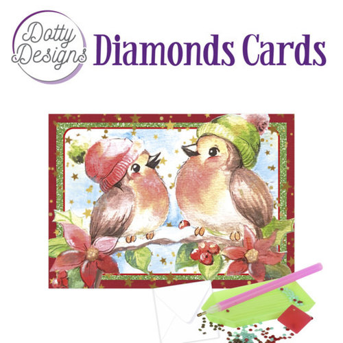 Dotty Designs DDDC1058 - Dotty Designs Diamond Cards - Christmas Birds