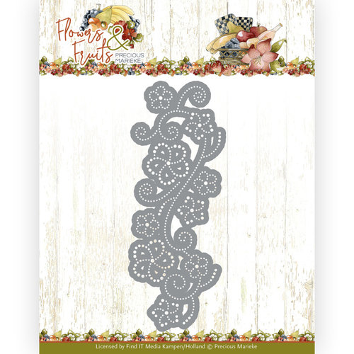 Precious Marieke PM10219 - Dies - Precious Marieke - Flowers and Fruits - Fruit Blossom Border