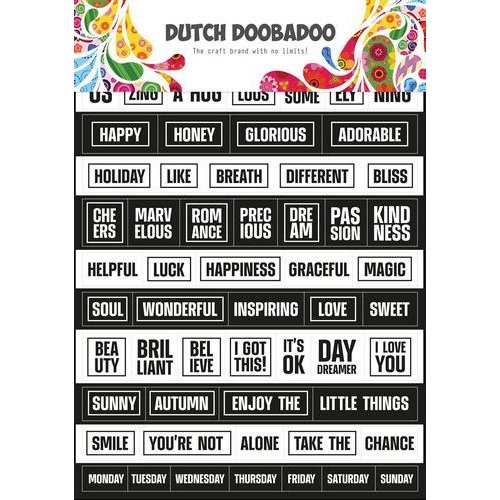 Dutch Doobadoo 491200023 - Dutch Doobadoo Dutch Sticker Art A5 Blocks 491.200.023(12-21)