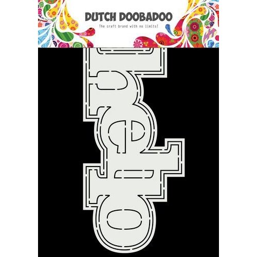 Dutch Doobadoo 470784059 - Dutch Doobadoo Card Art Hello (Eng) 470.784.059