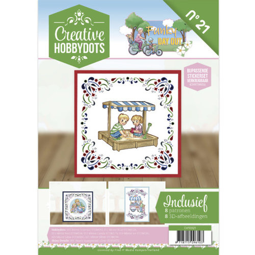 Yvonne Creations CH10021 - Creative Hobbydots 21 - Yvonne Creations - A Funky Day Out