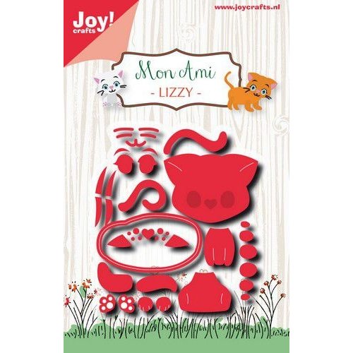 Joy!Crafts Joy! Crafts Stans-embosmal - Mon Ami - Poes Lizzy 6002/1426 81,5x72,5 mm