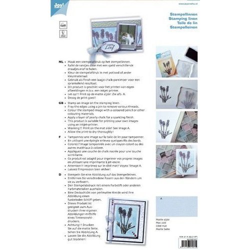 Joy!Crafts Joy! Crafts Stempel linnen 6410/0101 A4, 10vel