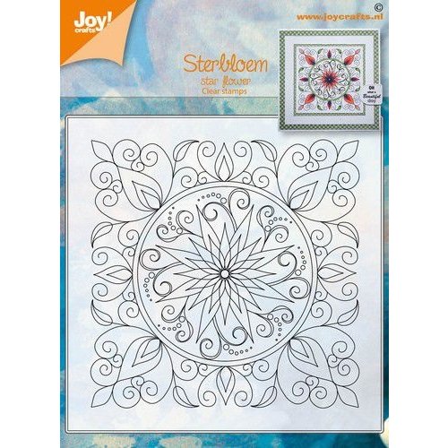 Joy!Crafts Joy! Crafts Clearstempel - Gerti- Sterbloem 6410/0534 105x105 mm