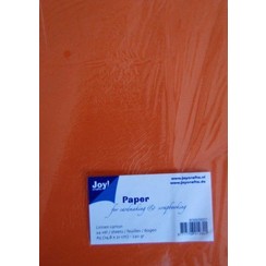 Joy! Crafts Linnen Karton - Oranje 8099/0007 A5 24vel/230gr