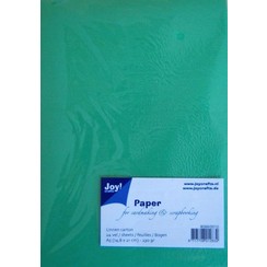 Joy! Crafts Linnen Karton - Groen 8099/0010 A5 24vel/230gr