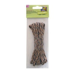 Joy! Crafts Paracord beige zwart/wit 5 m 7100/0019