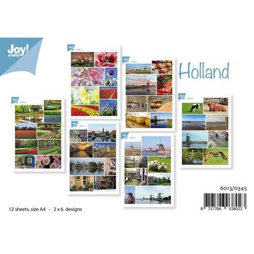 Joy!Crafts Joy! Crafts Knipvellen - Holland A4 - 12 vel - 2x6 designs
