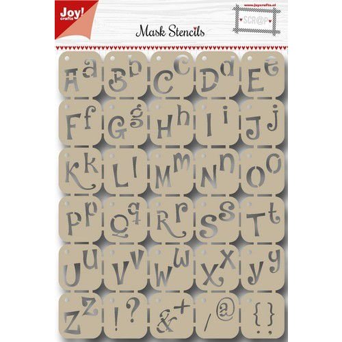 Joy!Crafts Joy! Crafts Scrap Polybesa stencil - Alfabet 6002/0842 240x189 mm