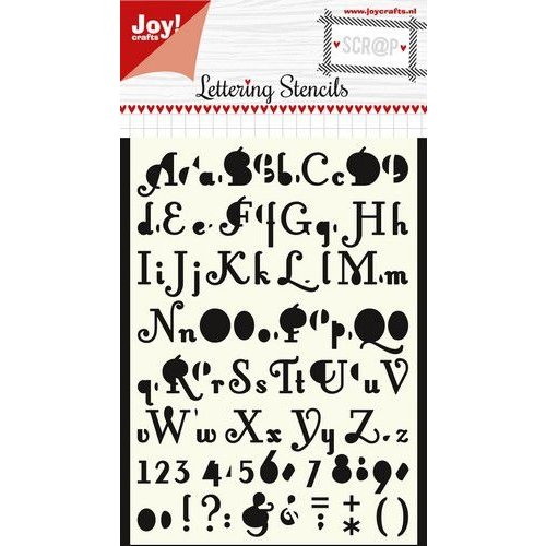 Joy!Crafts Joy! Crafts Polybesa Scrap Maskstencil - Lettering stencil 6002/0876 A6