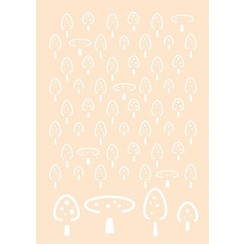 Joy! Crafts Polybesa stencil - Paddestoelen 6002/0880 A6