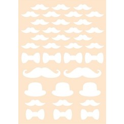 Joy! Crafts Polybesa stencil- Gentlemens Moustache 6002/0890 A6