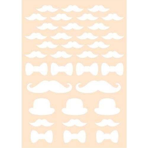 Joy!Crafts Joy! Crafts Polybesa stencil- Gentlemens Moustache 6002/0890 A6