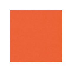 Linnen karton  - 30.5 x 30.5 - Oranje - Per 125 vel