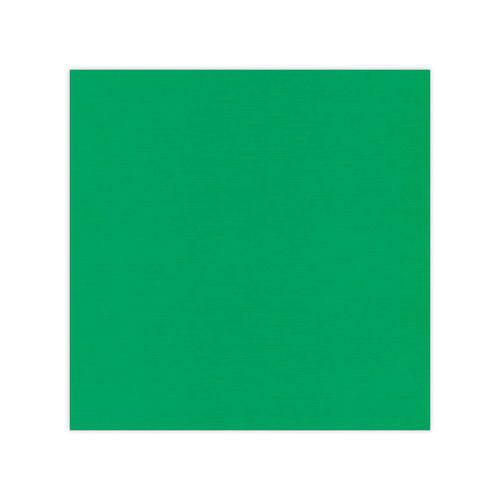 Linnen karton  - 30.5 x 30.5 - Groen - Per 125 vel