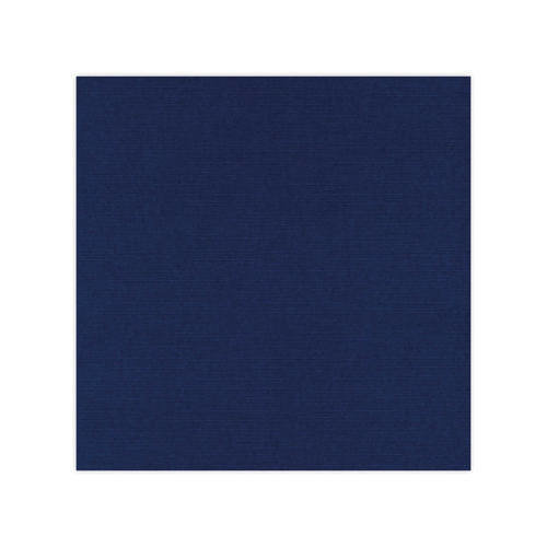 Linnen karton  - 30.5 x 30.5 - Donkerblauw - Per 125 vel