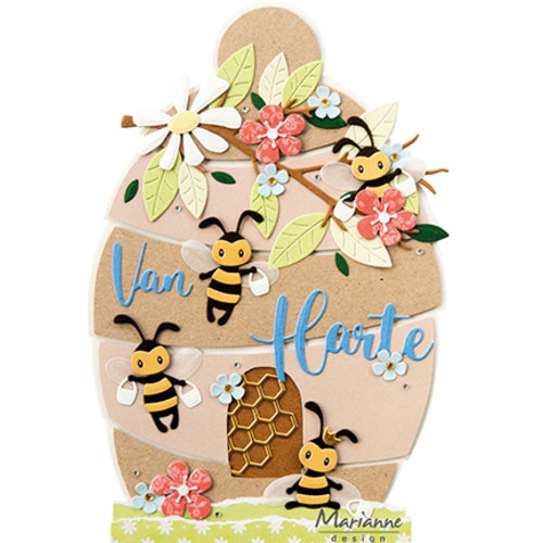Marianne Design PS8118 - Beehive by Marleen