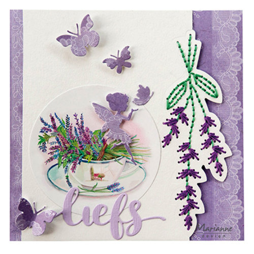 Marianne Design CR1577 - Stitching Lavender