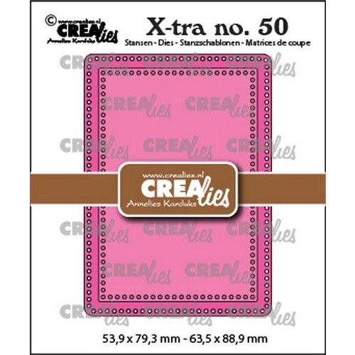 Crealies Crealies Xtra no. 50 ATC kleine Gaatjes CLXtra50 63,5x88,9mm