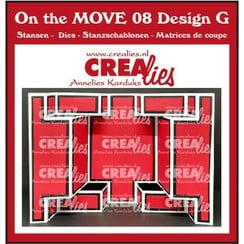 Crealies On The MOVE design G CLMOVE08 13,5x27cm